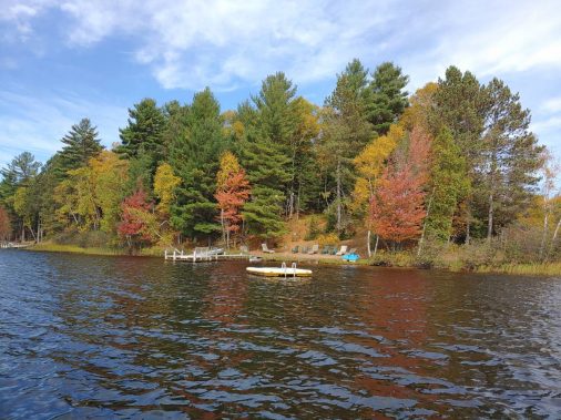Clam Lake Vacation Rental Fall