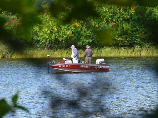 Fishing on Clam Lake